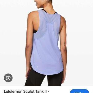 Lululemon Athletica Light Lavanda Tank Top
